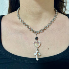 Load image into Gallery viewer, Starry Heart Chain Necklace
